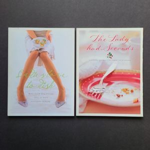 2 Cookbooks Philip Morris Ladies Love to Dish Lady Had Seconds Appetizer